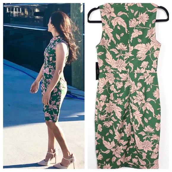 Lulus Floral Sleeveless Midi Dress. NEW S - Picture 4 of 10